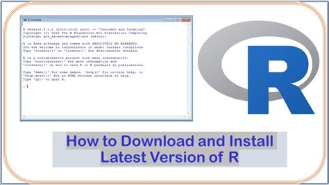 download r software for windows 10.